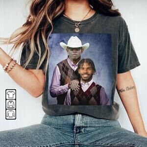 Deion Sanders Shedeur Sanders Colorado Football Shirt